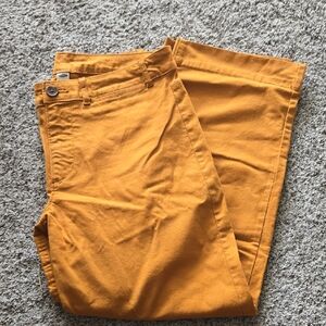 Old Navy Mustard Yellow High-Rise Trousers